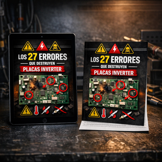 Los 27 Errores que destruyen placas inverter