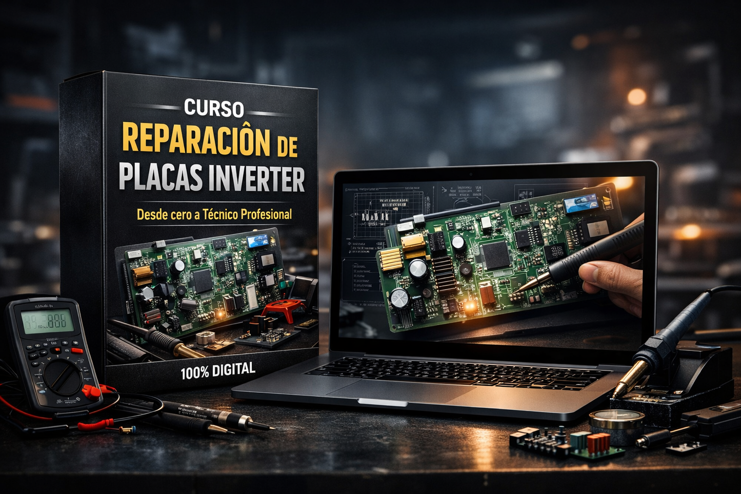 El mejor curso de reparación de placas inverter
